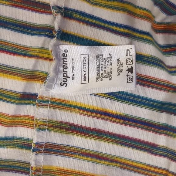 Supreme New York - Striped T-Shirt - Picture 3 of 7